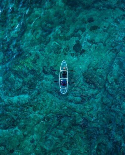 Kayaking in the waters around Taraas Redang Island. Courtesy Taaras Redang Island