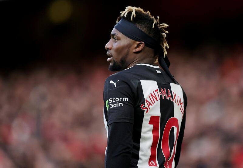 Newcastle United's Allan Saint-Maximin has excited the fans but needs to show more consistency. Reuters
