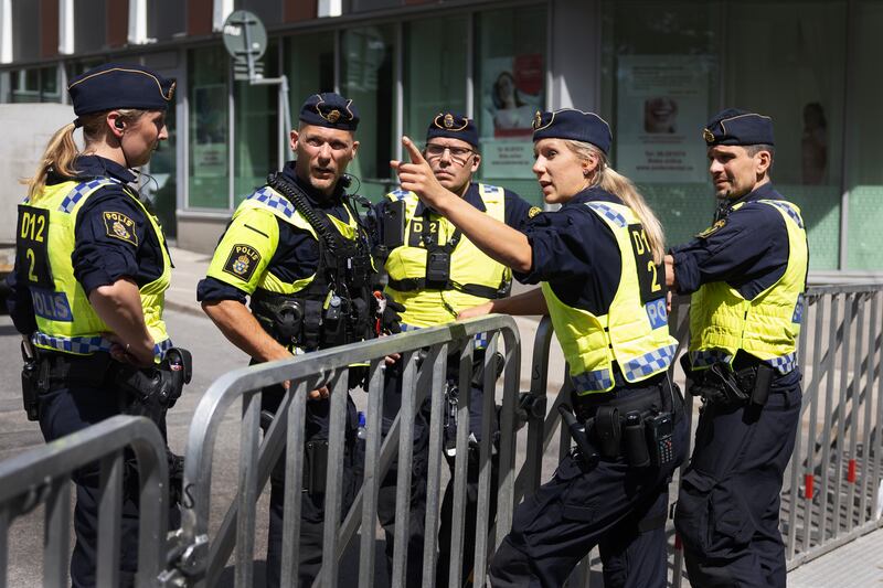Swedish police granted a permit for a protest outside the parliament in Stockholm. Getty Images
