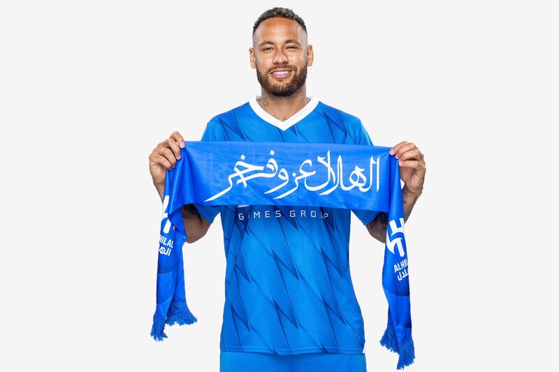 Neymar has completed his move from PSG to Al Hilal. Reuters