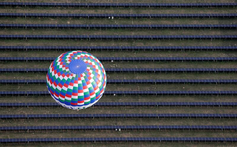 Participants take part in the Czech Hot Air Balloon Championship near the town of Uherske Hradiste, Czech Republic. Reuters