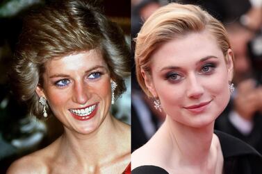 Elizabeth Debicki, right, will portray the late Princess Diana in the final two seasons of 'The Crown'. Getty Images