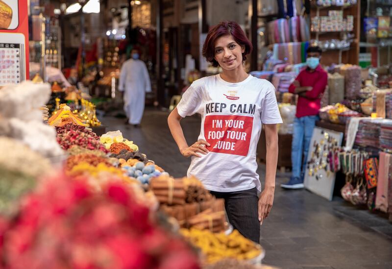 Arva Ahmed, founder of Frying Pan Adventures, says she has always lived a frugal life, a trait she picked up from her father. Photo: Victor Besa / The National