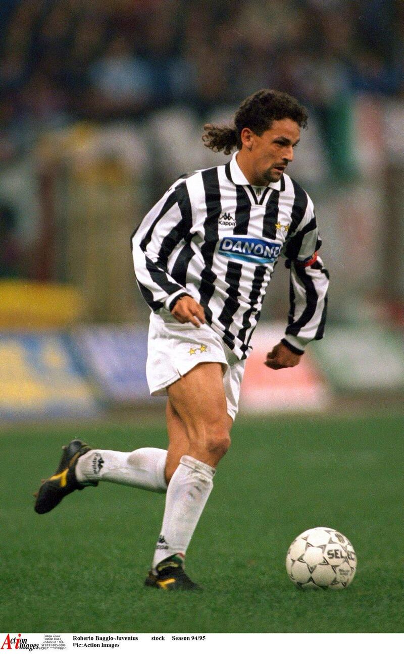 Roberto Baggio-Juventus        -stock     Season 94/95 
Pic:Action Images