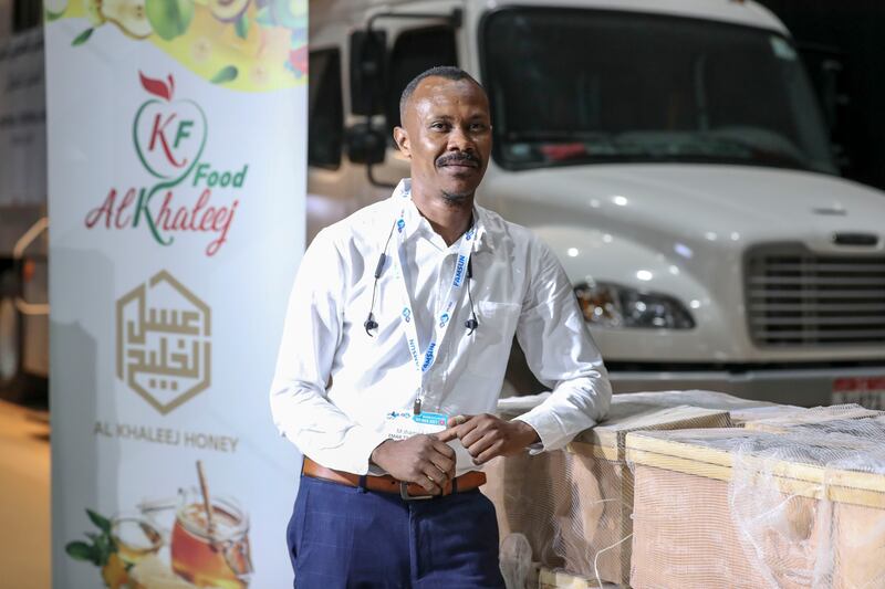 Mohamed Ali, sales manager for Emirates BeeKeepers.