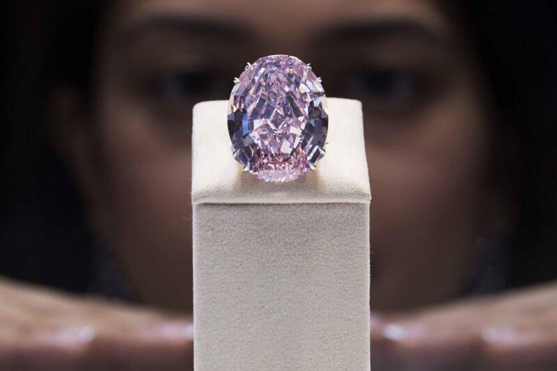 The Pink Star diamond. Reuters / Tyrone Siu / Files

