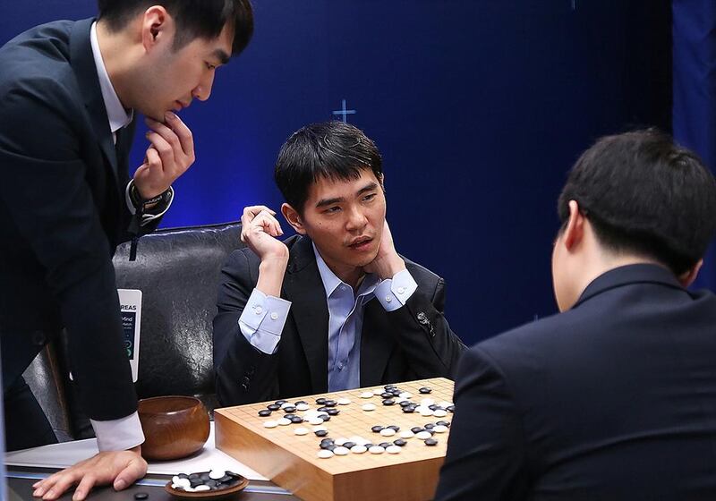 #12 – A Google neural-networks computer program that had been trained to play the Asian board game Go had a five-game match against the South Korean granddmaster Lee Sedol. Within one, how many of the five games did the human win? Google via Getty Images