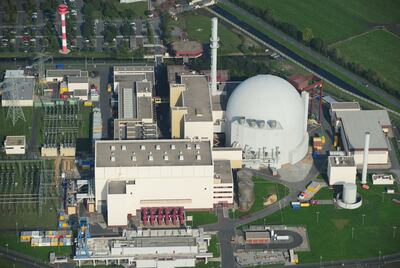 One of the three nuclear plants disconnected by Germany's government last month. Photo: AFP 