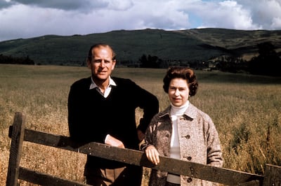 Queen Elizabeth II and the Duke of Edinburgh spending time on the Balmoral Estate in Scotland. PA.