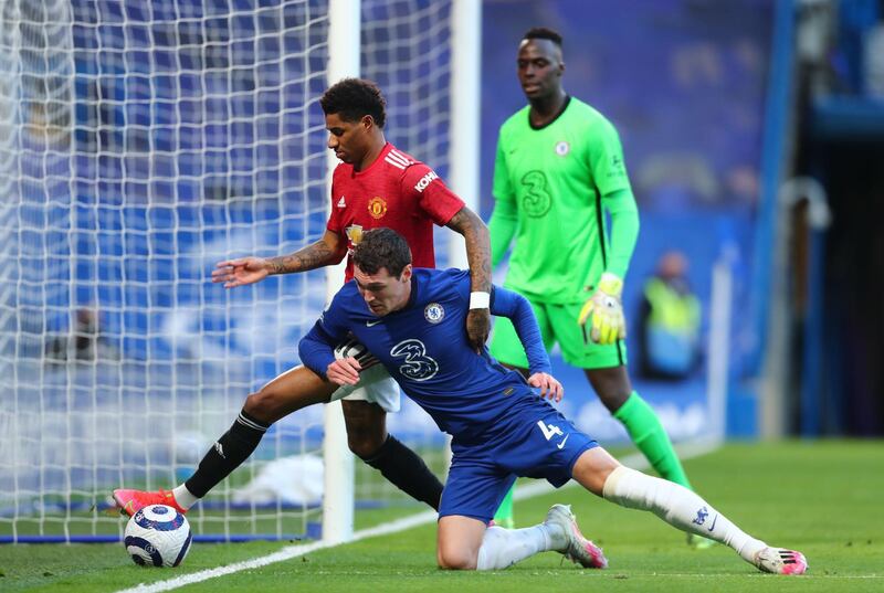 Andreas Christensen - 7: Strolled through first half when United’s attacking threat was minimal and while had a little bit more to do after half-time, never really looked in trouble. Reuters
