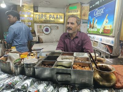Paan sellers like the Odeon Paan Shop in New Delhi’s Connaught Place have struggled amid a decline in the popularity of paan. Photo: Taniya Dutta / The National