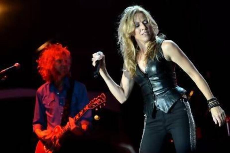 Sheryl Crow performs in Nashville, Tennessee, last week. Rick Diamond / Getty Images / AFP