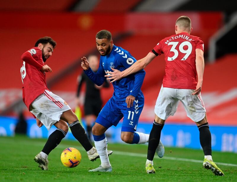SUB: Josh King, NR  - The former Red Devil replaced Doucoure as the Toffees made one last attempt to unstick their opponents. He imposed himself well and drew the foul that led to a last-gasp leveller. EPA