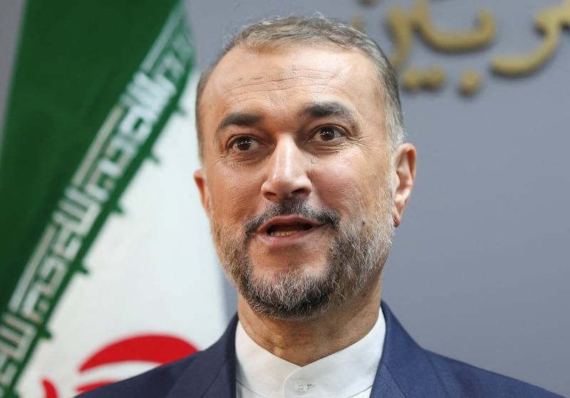 Iran's Foreign Minister Hossein Amirabdollahian said Israel 'must be compelled to stop any further military adventurism against our interests'. Reuters