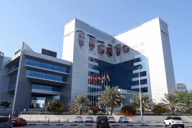 The Ministry of Finance building, Abu Dhabi. The UAE is considering reducing government fees after the introduction of a federal corporate tax on business profits. Khushnum Bhandari / The National