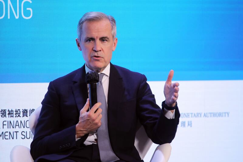 Former Bank of England governor Mark Carney  said he had forecast the exchange rate would stay down after Britain's exit from the EU. Bloomberg