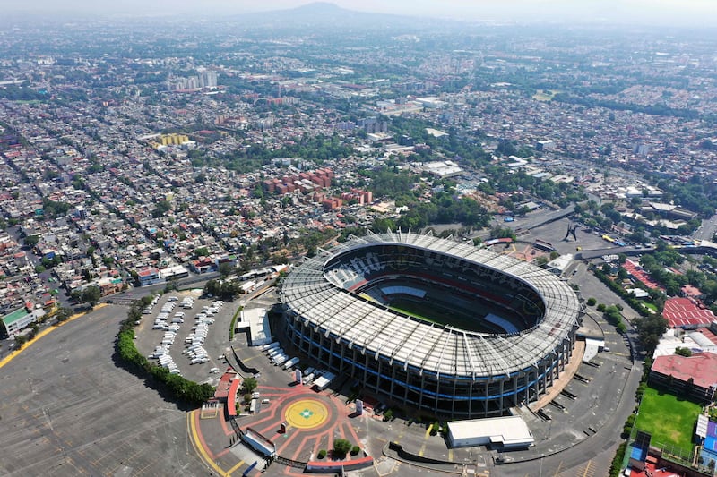 The iconic Azteca Stadium in Mexico City will host the 2026 World Cup. The Azteca Stadium will be the first stadium to feature in three separate World Cups. AFP