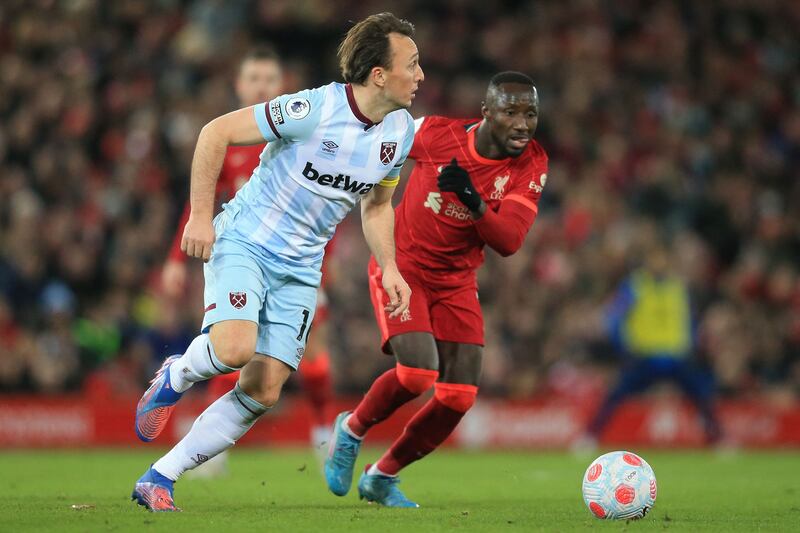 Mark Noble (Vlasic 61') - 6. The 34-year-old joined the action in the 61st minute for Vlasic and provided a lovely ball for Antonio, who was unable to take advantage. AFP