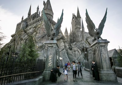 Hogwarts Castle at Universal Studios in Orlando is part of the park's Harry Potter zone. Photo: Universal Studios 