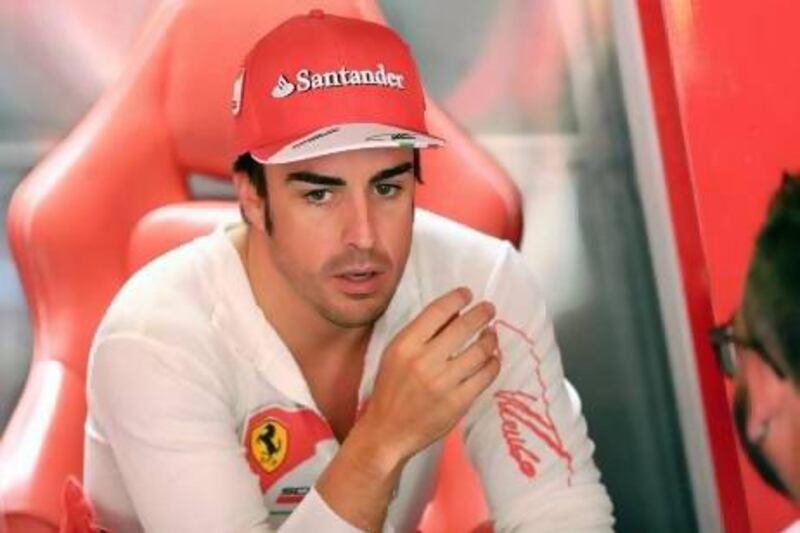 Fernando Alonso starts sixth in Monte Carlo in his Ferrari.