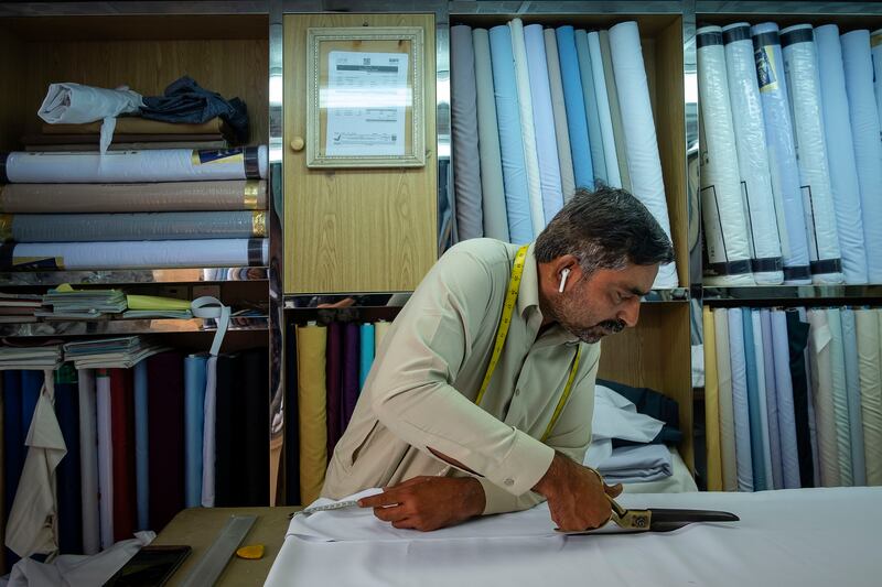 At tailors such as Muqbool Ahmed Tailoring, staff are working overtime to finish orders