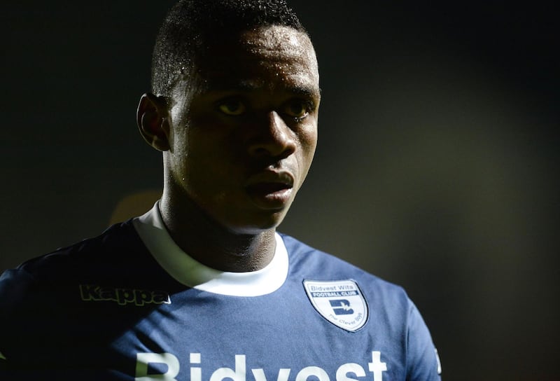 JOHANNESBURG, SOUTH AFRICA - DECEMBER 21: (SOUTH AFRICA OUT) Papy Faty of Wits during the Absa Premiership match between Bidvest Wits and Bloemfontein Celtic at Bidvest Stadium on December 21, 2013 in Johannesburg, South Africa. (Photo by Lefty Shivambu/Gallo Images/Getty Images)