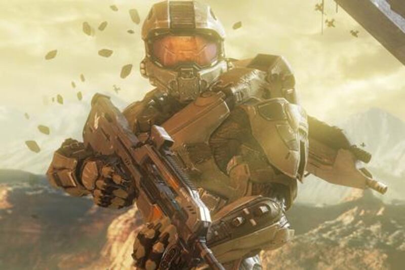 A scene from the new Halo 4 video game. The incredibly popular game first came out 10 years ago. Courtesy Microsoft