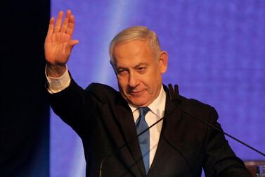 Benjamin Netanyahu appears to have fallen short of the 61-seat majority he needs to form yet another far-right government comprising settler and religious parties. AFP