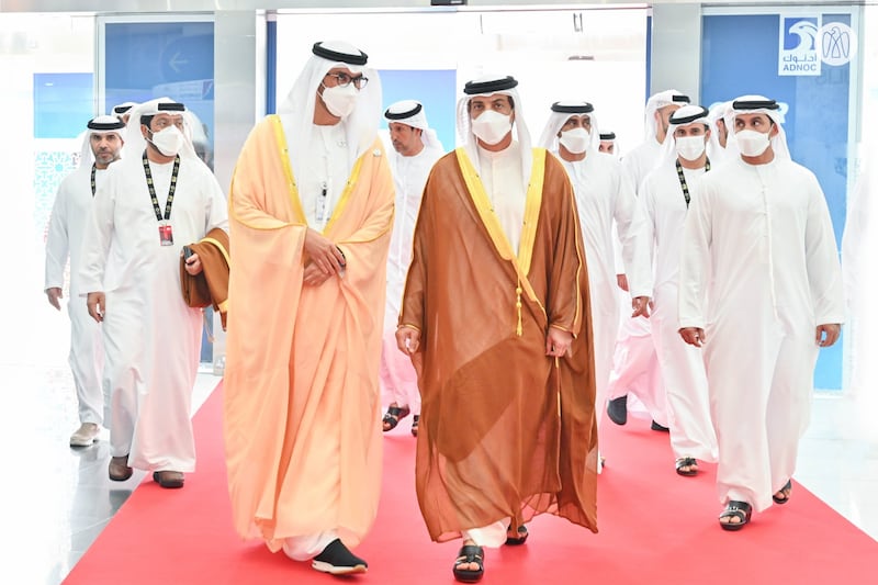 Sheikh Mansour bin Zayed, Deputy Prime Minister and Minister of the Presidential Court, inaugurated the energy conference. Photo: Abu Dhabi Media Office