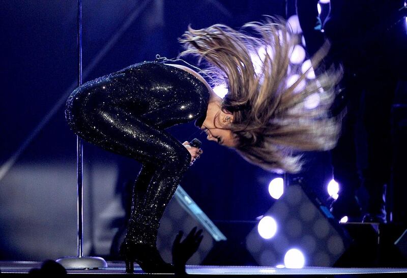 Jennifer Lopez performs on stage at the Billboard Music Awards at the MGM Grand Garden Arena on May 18, 2014, in Las Vegas. Chris Pizzello / Invision / AP