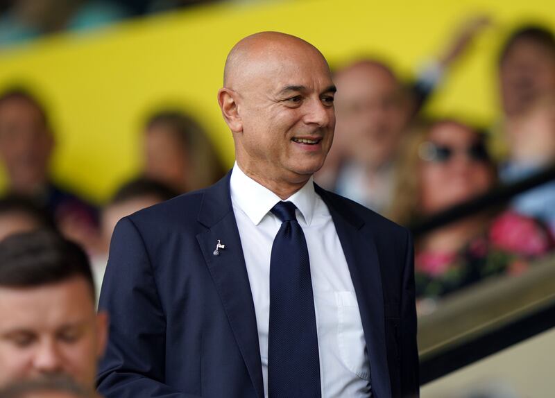 Tottenham chairman Daniel Levy said the club are in talks with prospective investors without giving any details. PA