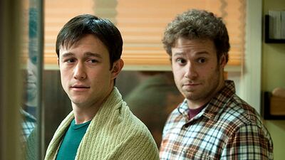 Joseph Gordon-Levitt and Seth Rogan in 50/50. 2011.
CREDIT: Summit Entertainment