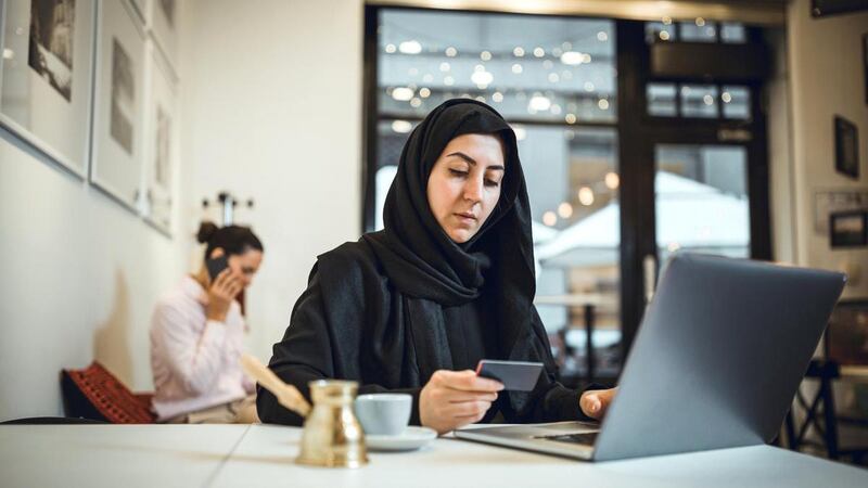 The e-commerce market in the Mena region is growing at an annual rate of 25 per cent, according to a study by Bain & Company and Google. Getty