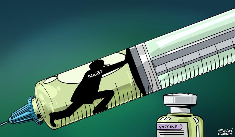 Our cartoonist's take on vaccine hesitancy