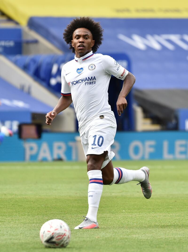 Willian – 7, Appetising cross for the opening goal, and the Brazilian was typically reliable throughout. AFP