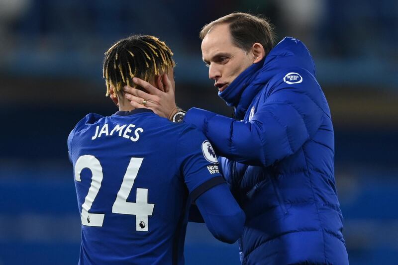 SUBS: Reece James – 7. Made an important intervention to block a James shot, then an Ayling header, in quick succession. AP