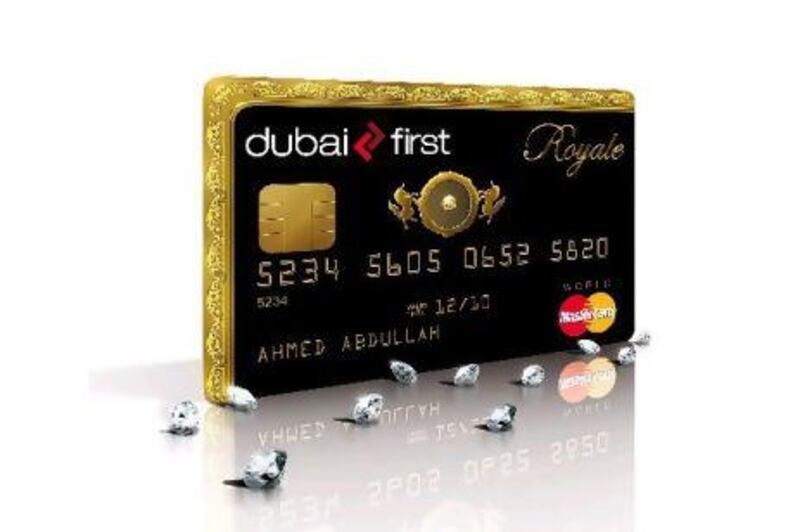 With a solitaire diamond in the middle, the invite-only Royale card is intended for royalty and the world's multimillionaires. Courtesy of Dubai First