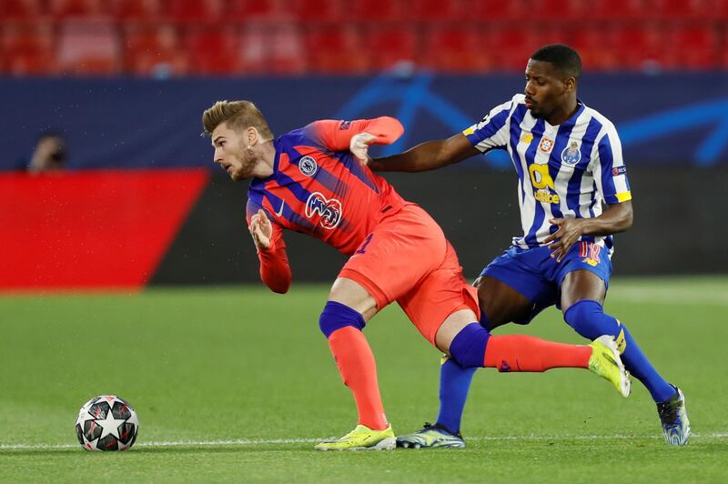 Timo Werner 6 – Isolated in the first half, he came alive at the start of the second when he headed just over from close range. He worked hard, but overall it was a frustrating evening of few touches for the German. EPA