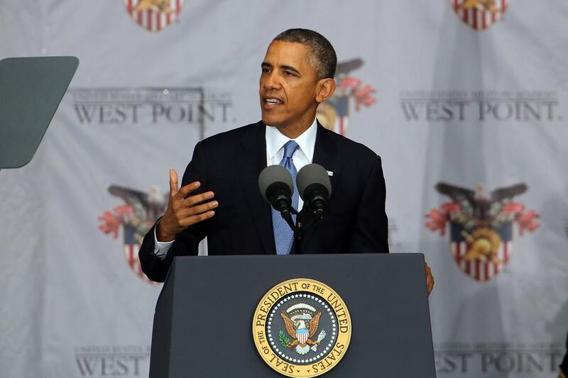 US President Barack Obama set out his foreign policy in a speech at West Point in May. Spencer Platt/Getty Images/AFP