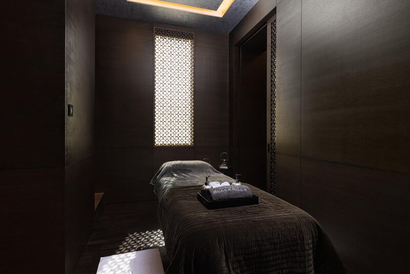 Treatments await in the spa.