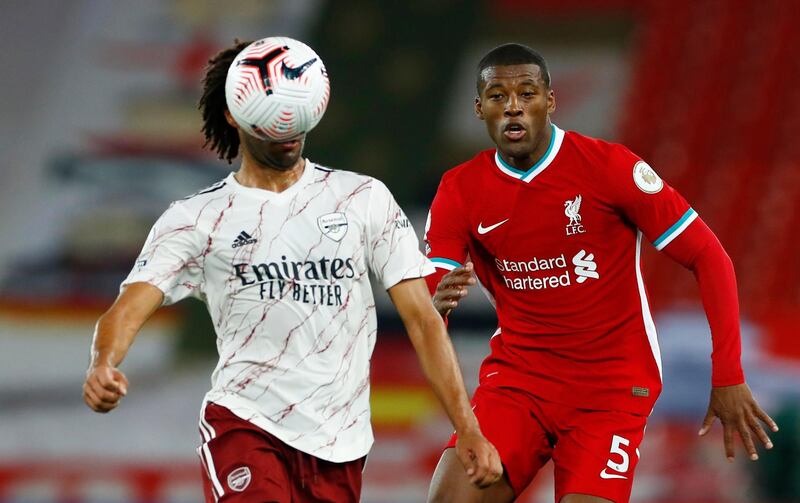 Georginio Wijnaldum. 6 - Not his busiest performance, but he produced another composed display and probably would have grabbed himself an assist if Mohamed Salah had been a little less greedy. Reuters