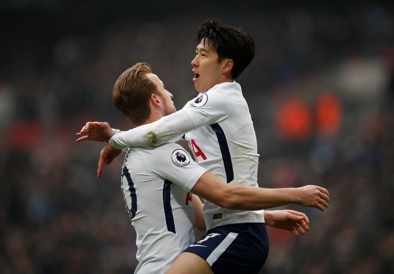 Left midfield: Son Heung-Min (Tottenham) – Illustrated his value to Tottenham by scoring a brace as a rare day when Harry Kane didn’t score brought a win. Eddie Keogh / Reuters