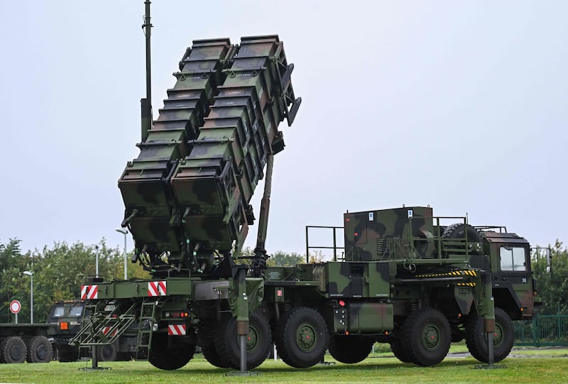 Air defence: Ukraine’s air defence largely depends on the Patriot system. AFP
