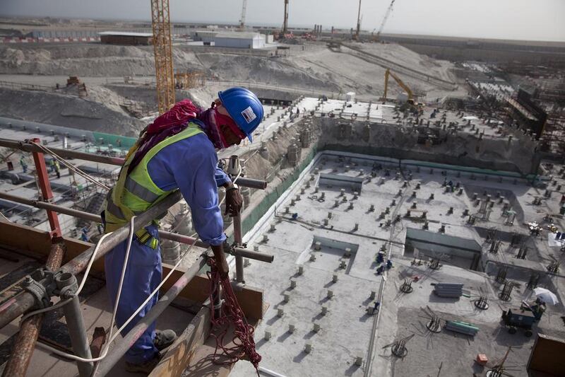 Louvre Abu Dhabi, set to open on December 2, 2015, the UAE's 44th National Day, has received the Green Building Award at The Green Middle East Awards for Environmental Excellence at the Expo Centre Sharjah. Silvia Razgova / The National





