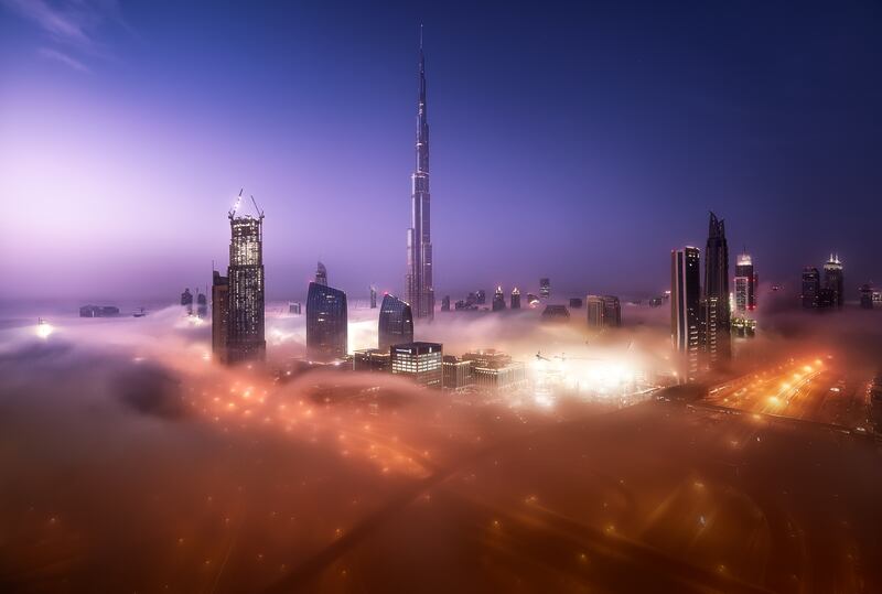 Afzal’s work captures a contemporary and futuristic vision of Dubai that is also epic and timeless.