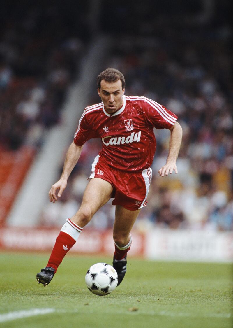 LIVERPOOL, ENGLAND - APRIL 28:  Liverpool player Ronny Rosenthal in action during a First Division match against Queens Park Rangers on April 28, 1990 in Liverpool, England.  (Photo Simon Bruty/Allsport/Getty Images)
