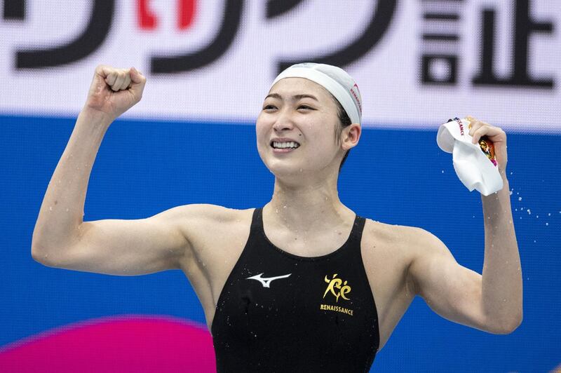 Japanese swimmer Rikako Ikee qualified for the Tokyo Olympics just two years after she was diagnosed with leukaemia. AFP
