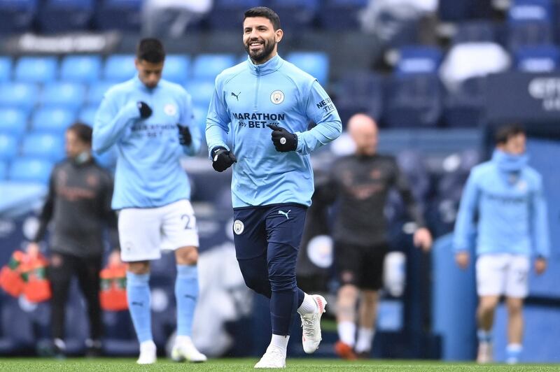 Manchester City's Sergio Aguero leaves the club after enjoying immense success during his 10-year stint. EPA