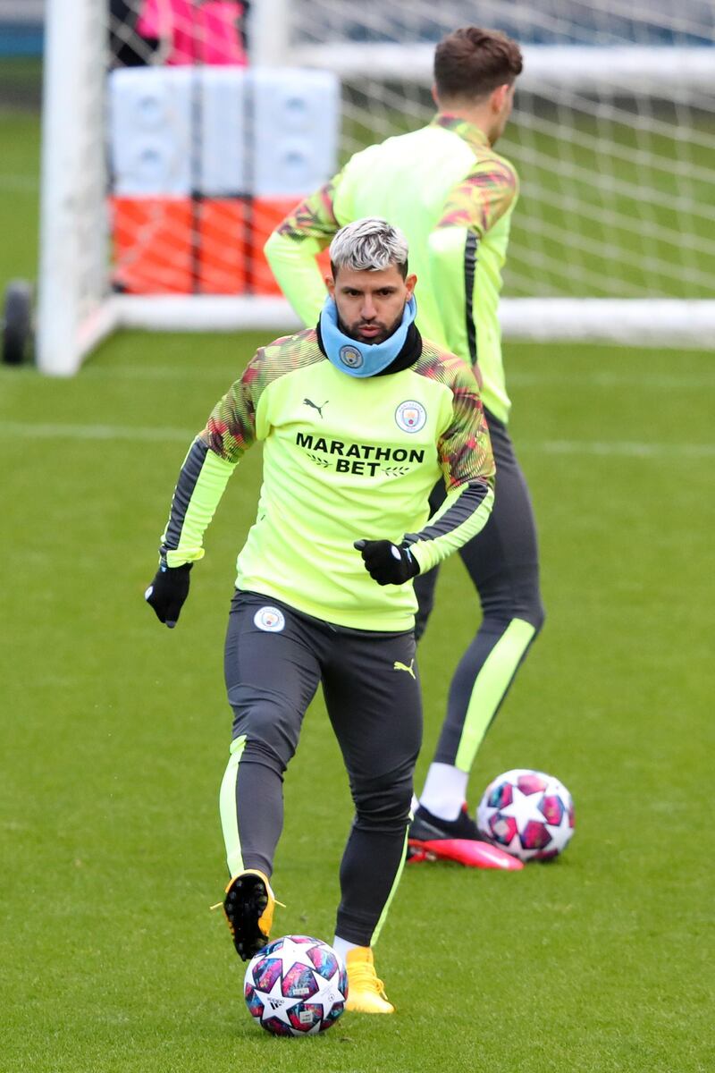 Sergio Aguero of Manchester City. Getty