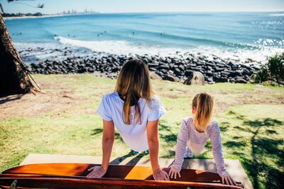 Burleigh Headland with its beach views. Barberstock